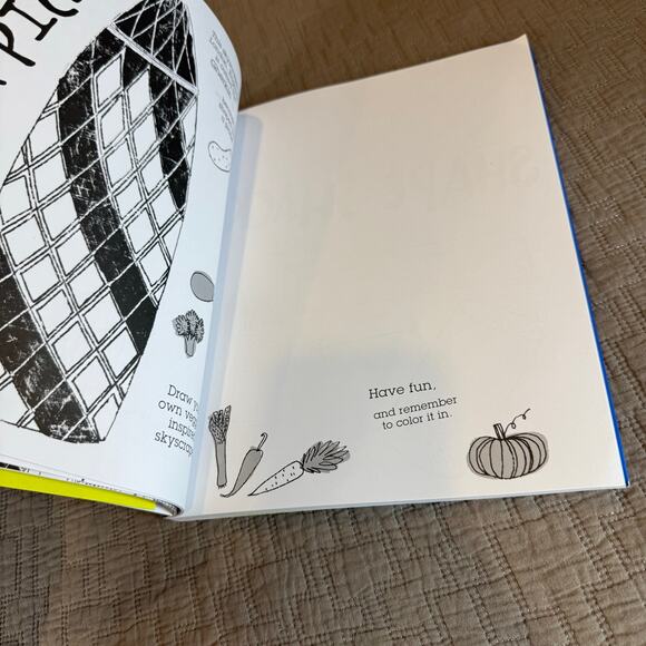 Make Buildings Kids Doodle Design Activity Book Draw & Color Kane Miller - Picture 9 of 16